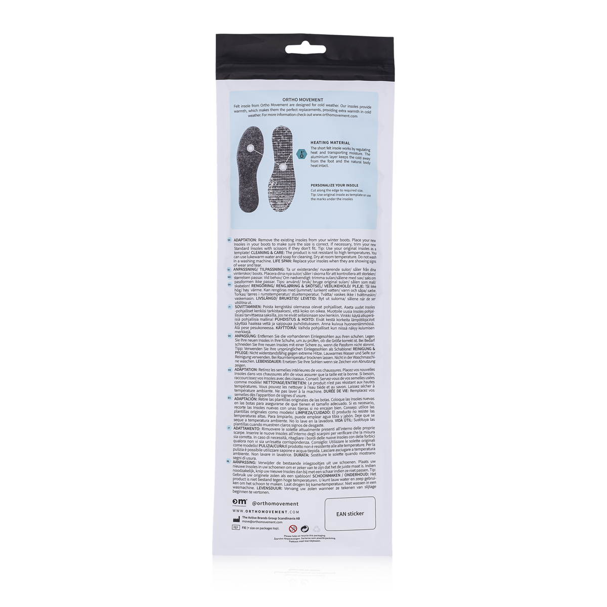 Felt Insole Junior 28-34