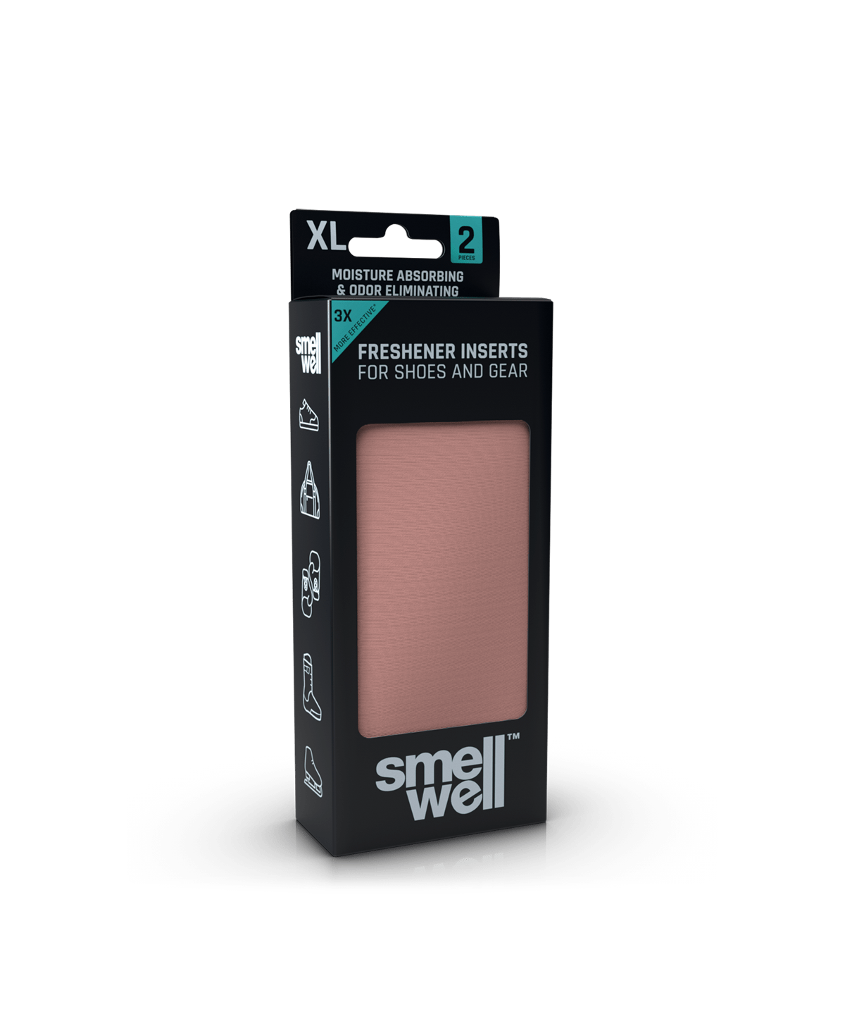 A package of SmellWell Active XL - Blush Pink from an angle