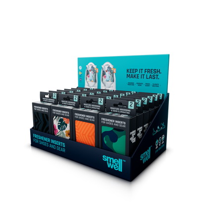 SmellWell Prepacked Display Active Original Assorted