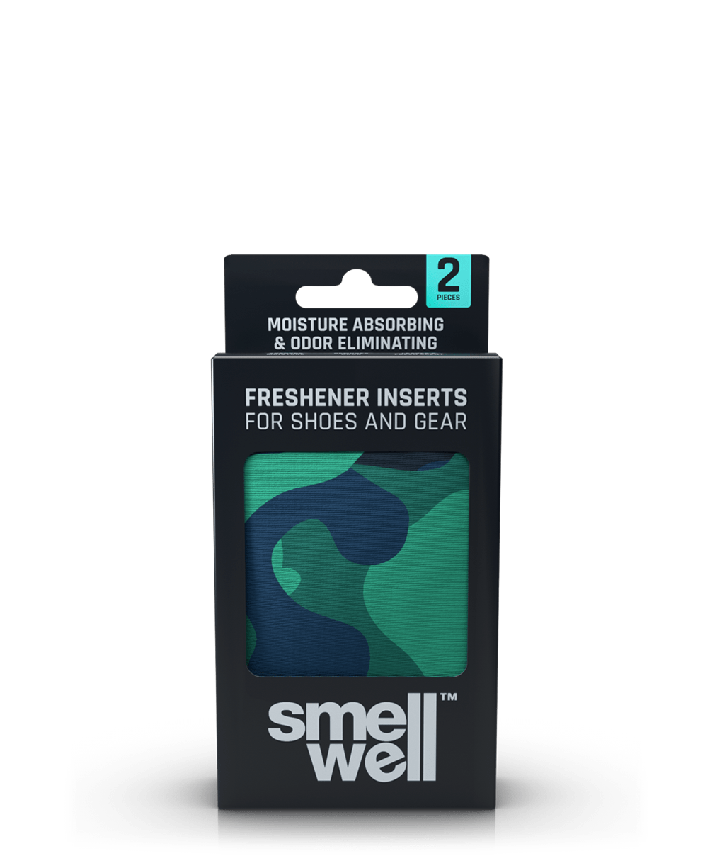 A package of SmellWell Active - Camo Green