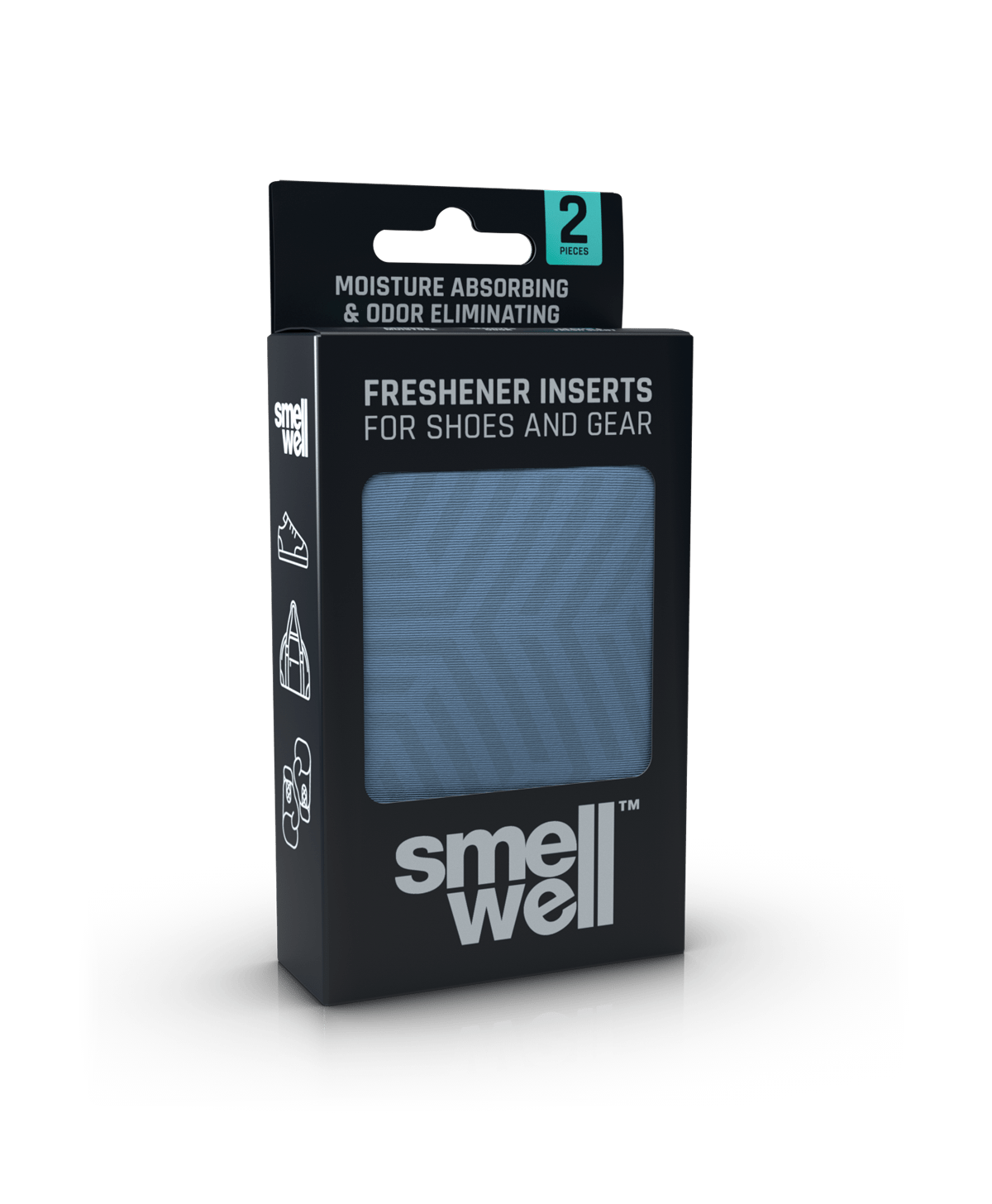 A package of SmellWell Active - Geometric Grey from an angle