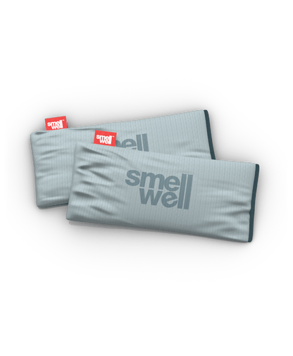 2 SmellWell Active XL - Silver Grey freshener inserts bags