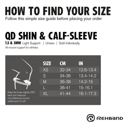 QD Shin & Calf Sleeve 3mm
