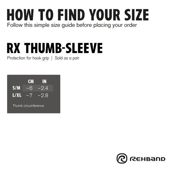 RX Thumb Sleeve 1.5mm Pair