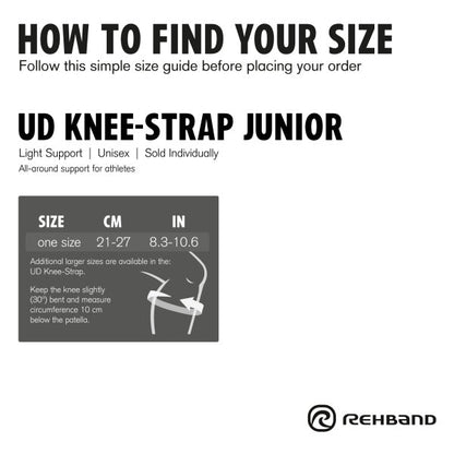 UD Knee Strap Black Jr